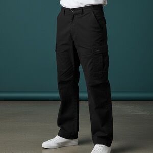 Men's Black Wrangler Cargo Pants